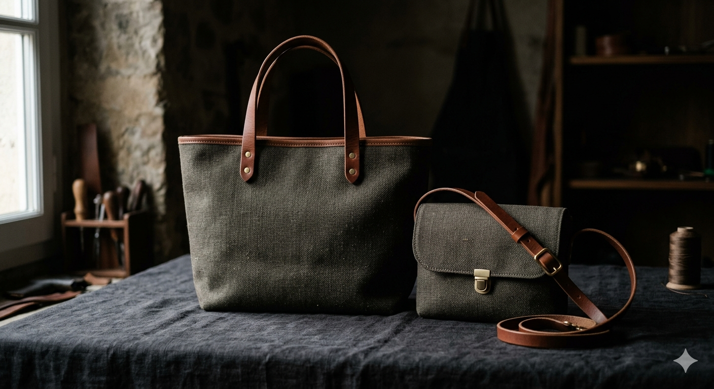 Travel bag styling for a weekend getaway